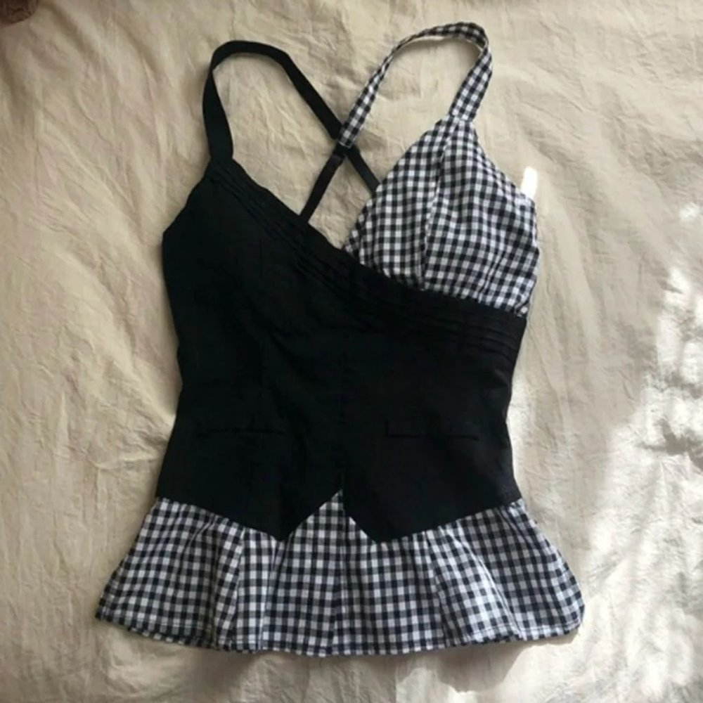 Gothic Y2k Corset Like Top